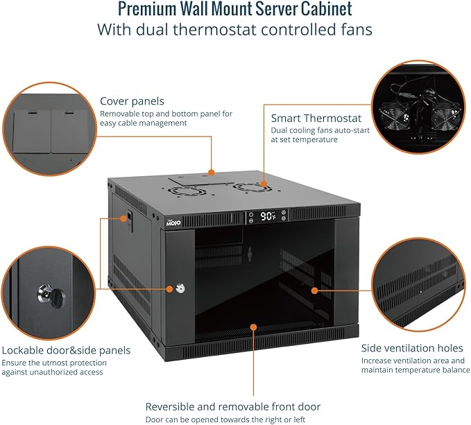Tecmojo 6U Wall Mount Rack - Image 3