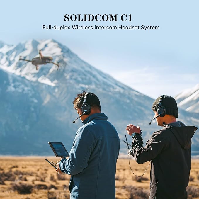 Hollyland Solidcom C1 Wireless Headset Intercom System 4-Person Full Duplex - Image 2