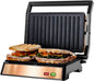 OVENTE Electric Panini Press Sandwich Maker by Ovente+