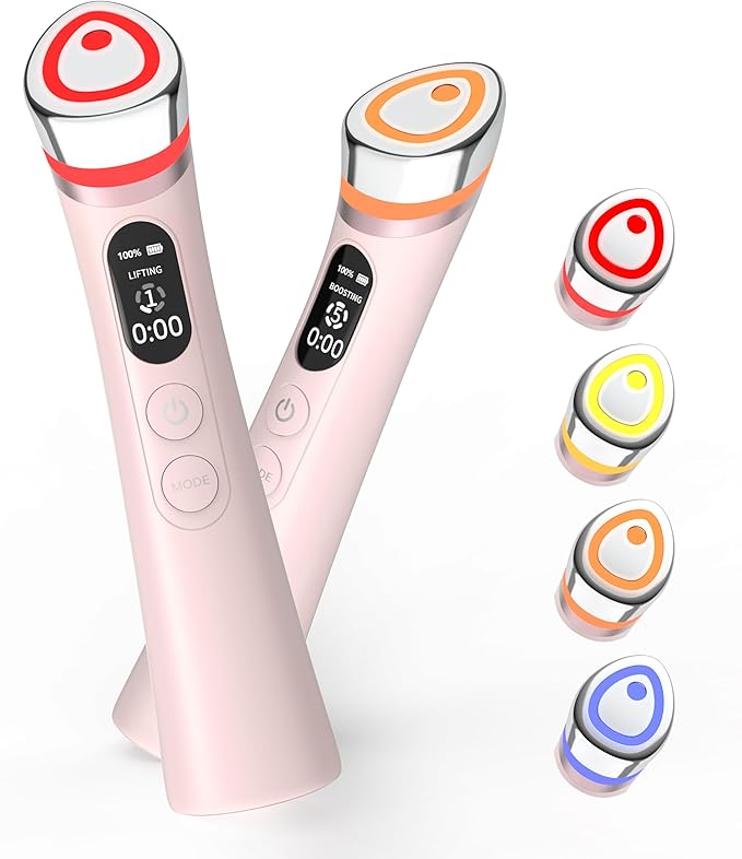 Face Lift Device – 8 in 1 Skin Tightening and Lifting, LED Light Therapy by Magivol