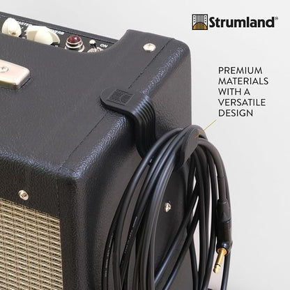 Strumland Music Cable Organizer Set – Peel-and-Stick Guitar Cable Holder & - Image 4