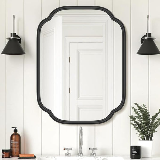 Black Bathroom Mirror for Wall by FerytangeHome