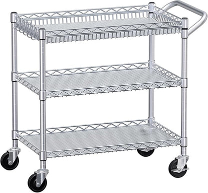 WDT 990Lbs Capacity Heavy Duty Rolling Utility Cart, NSF Rolling Carts - Image 8