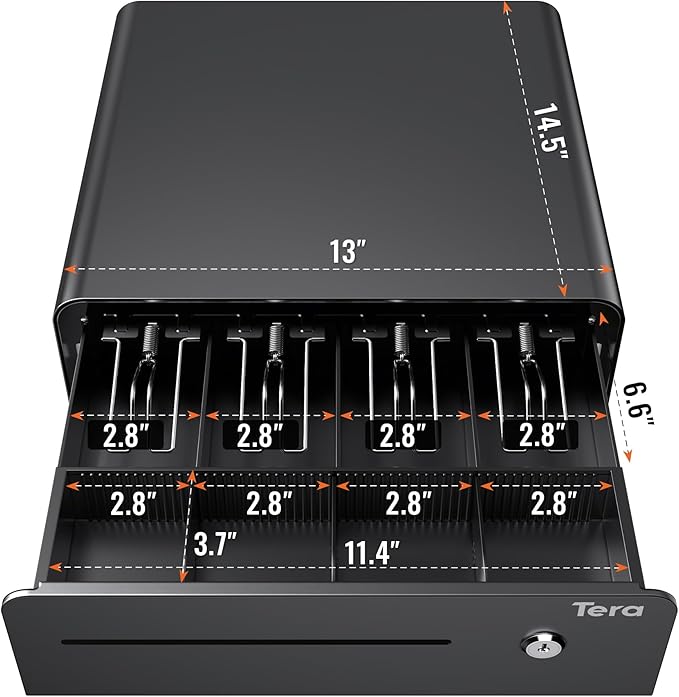 Tera Cash Register Drawer 13": for Point of Sale System - Image 8