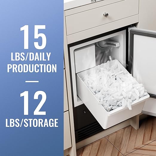 Under Counter Crescent Ice Maker Machine, 15 LBS/Day - Image 2