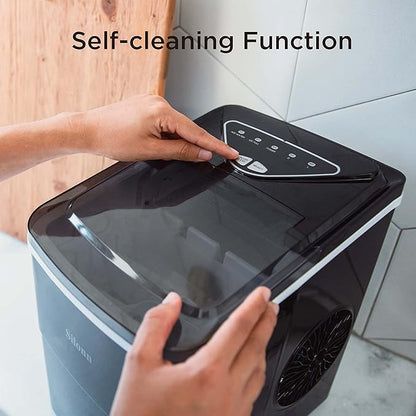 Silonn Ice Maker Countertop, 9 Cubes Ready in 6 Mins, 26lbs in 24Hrs, - Image 6