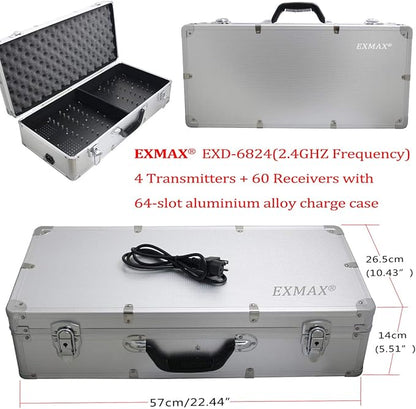 EXMAX® EXD-6824 Handfree 2.4G Wireless Tour Guide System 9999 Channels - Image 2