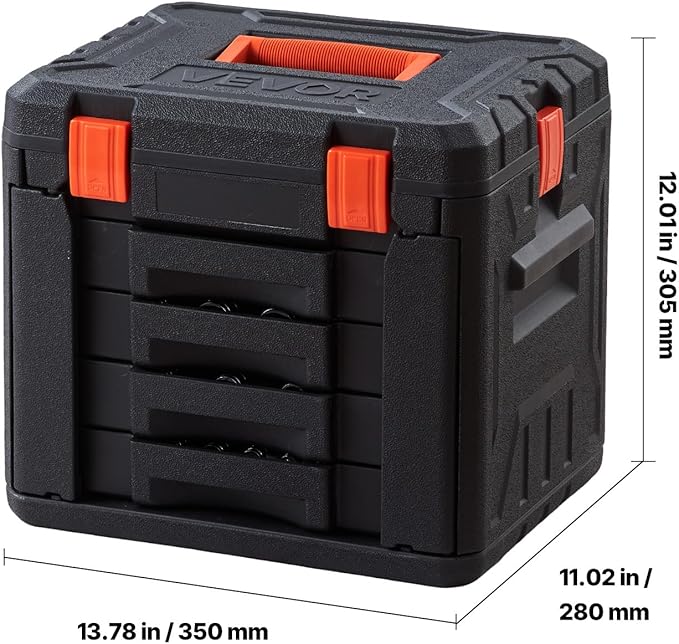 VEVOR Mechanics Tool Set, 230-Piece Mechanic Tool Kit, 1/4 in, 3/8 in, and 1/2 - Image 12