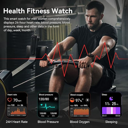 AMAZTIM Smart Watch, 60 Days Extra-Long Battery, 50M Waterproof, Rugged - Image 6