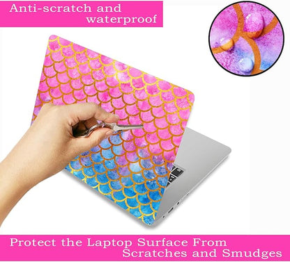 Laptop Skin Sticker Decal, Decorative Waterproof Removable, Mermaid Scale - Image 2
