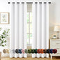 MIULEE Pure White Blackout Curtains by MIULEE