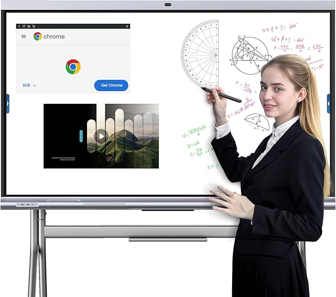 Smart Board, 65” Interactive Display, 4K UHD Electronic Board by Fiteye