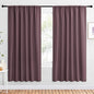 NICETOWN 2 Panels Blackout Curtains, Rod Pocket Window Curtains Room Darkning by NICETOWN