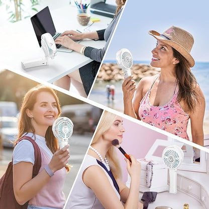 HandFan Upgraded Portable Misting Fan, Handheld Spray Water Mister Fan - Image 8