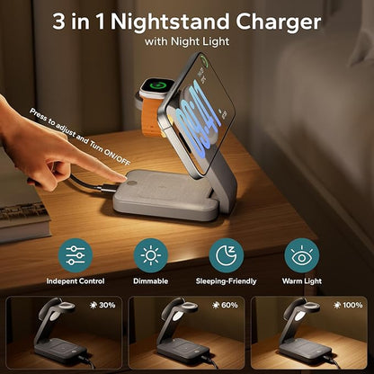 Eazpower 3 in 1 Foldable Wireless Charging Station - Image 2
