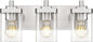 METWET Bathroom Light Fixtures, 3-Light Vanity Light by Metwet