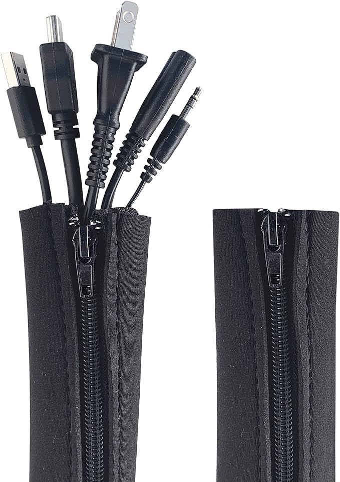 Zipper Cable Sleeve by Wrap-It Storage by Wrap-ItStorage