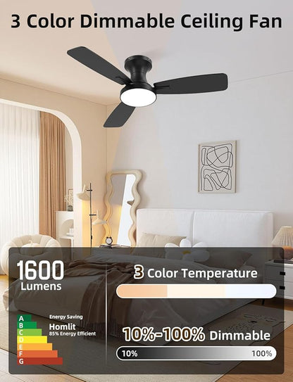 Homlit 42 inch Smart Ceiling Fan - Image 3