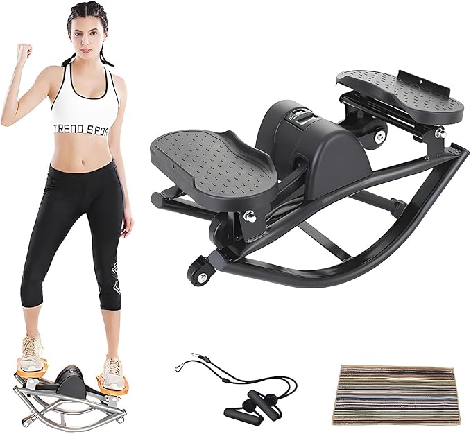 Rock Stepper Step Side-to-Side Lateral Rocking Fitness Stepper by JSDMBD