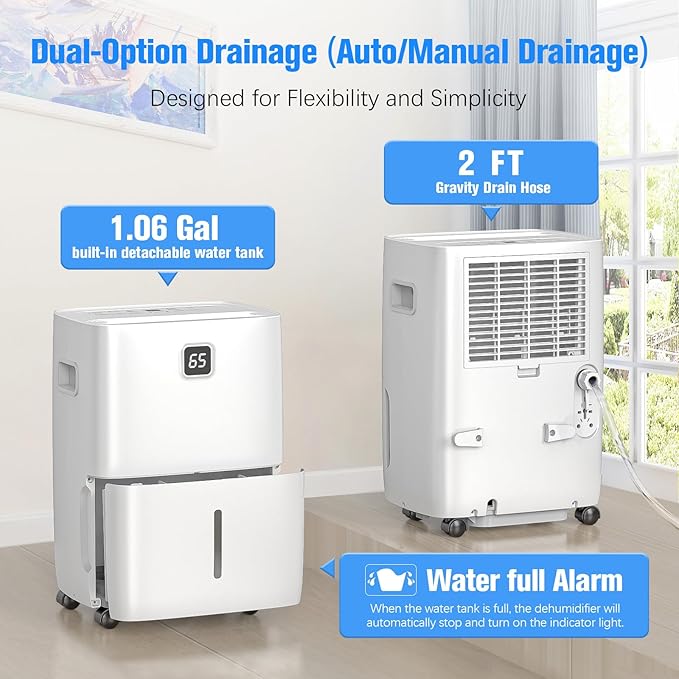 DEVERSE Max 80 Pints Energy Star Dehumidifier - Image 6