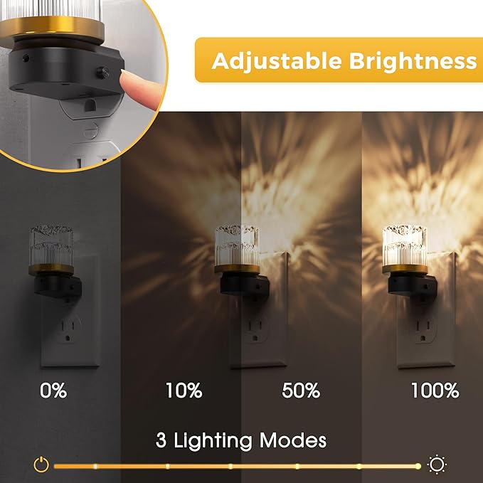 L LOHAS LED Night Light, Night Lights Plug into Wall, 3000K Soft Light LED - Image 3