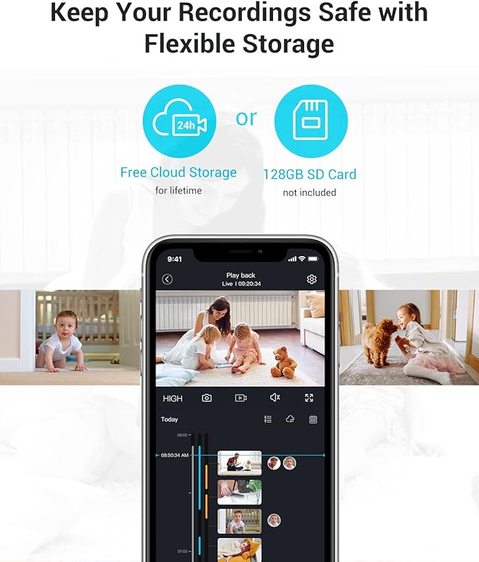 blurams 5G Indoor Cameras for Home Security, 2K Pet Camera - Image 7