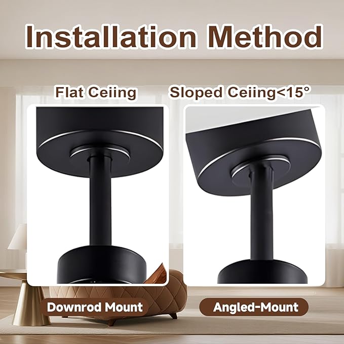Gaizw Ceiling Fans with Lights, 60 Inch Ceiling Fan with Remote Control - Image 5