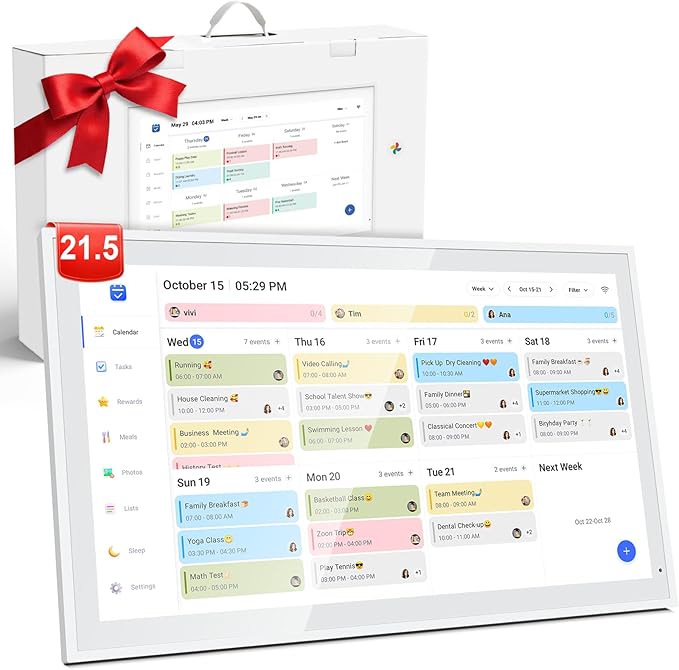 Digital Calendar, 21.5" Electronic Calendar by Unknown