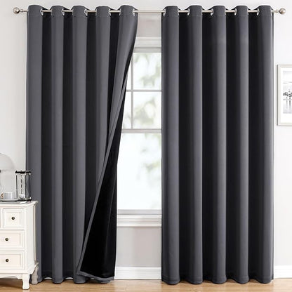 ChrisDowa 100% Blackout Curtains 84 inch Long by ChrisDowa