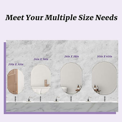Bathroom Mirror for Wall, Bathroom Vanity Mirror, Wall Mount Vanity Mirrors - Image 6