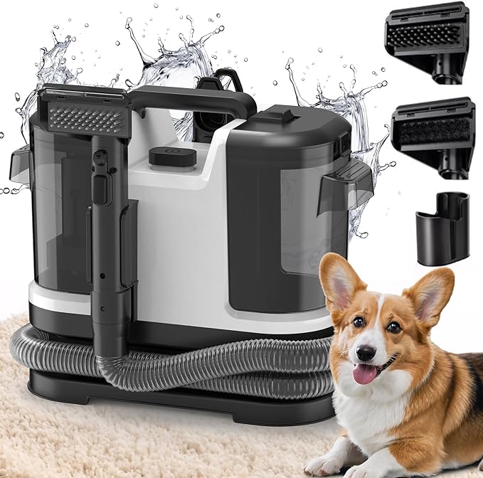 Portable Carpet & Upholstery Cleaner, Deep Cleaning by IEVENW