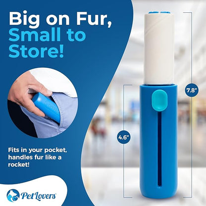 PetLovers Mini Lint Roller Travel Size 50 Sheets – Compact pet Hair Remover - Image 6