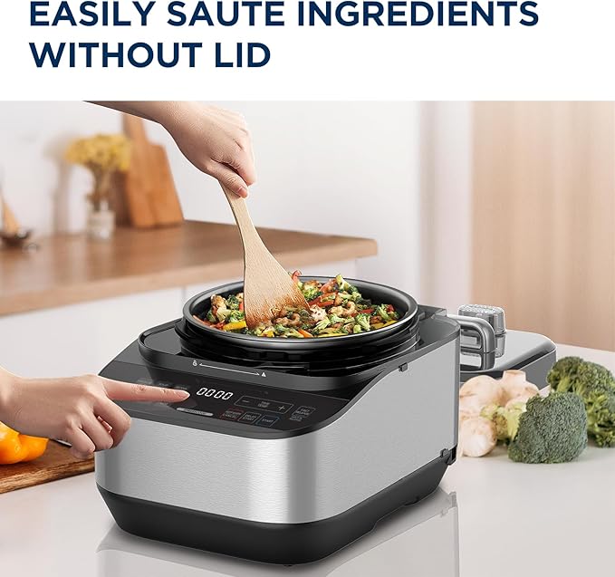 Midea Electric Pressure Cooker, 14° Inclined Panel, 8-in-1 Olla de Presion - Image 4
