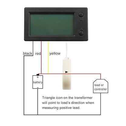 DROK Voltage Amp Meter DC, Battery Monitor DC 0-300V 200A, Ammeter Voltmeter - Image 3