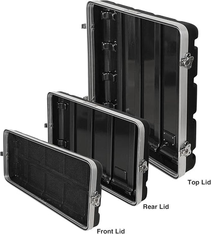 Sound Town Lightweight and Compact 4U ATA ABS Rack Case, - Image 3