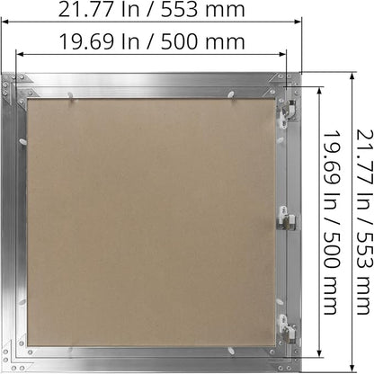 20" x 20" Inch Aluminum Drywall Access Panel - Image 5