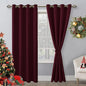 Hiasan Blackout Curtains for Bedroom, 52 x 84 Inches Long by Hiasan