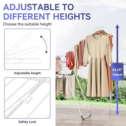 APEXCHASER Clothes Drying Rack, Foldable Oversized Drying Rack Clothing - Image 3