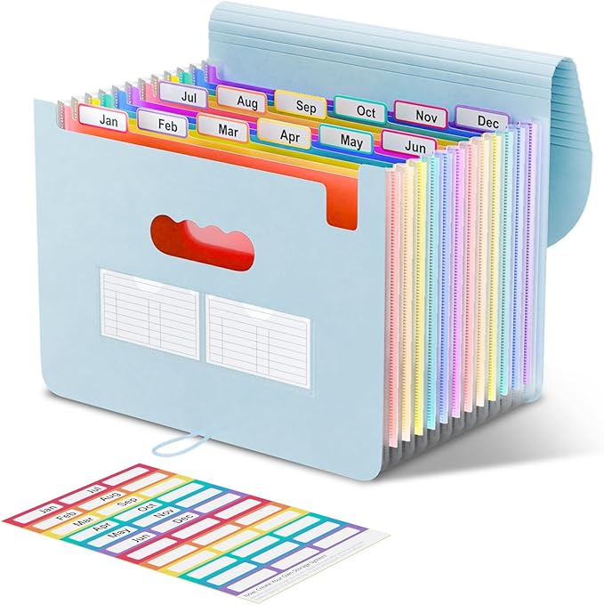 ThinkTex Accordion File Organizer, 12 by ThinkTex
