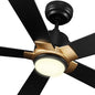 SMAAIR Smart Ceiling Fans with Lights and Remote, 52 Inch Low Profile Ceiling by SMAAIR