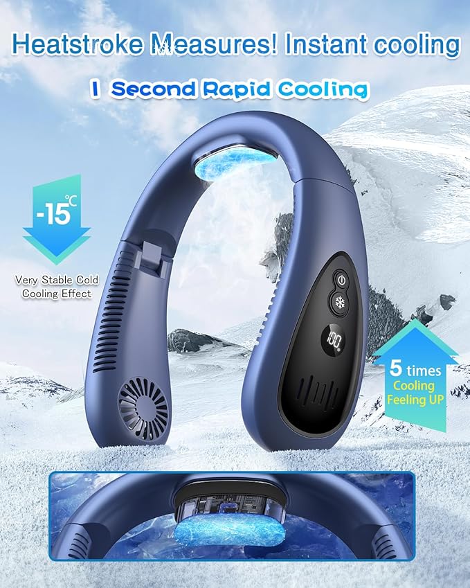 GAITIR Neck Air Conditioner, Portable Neck Fan - Image 3