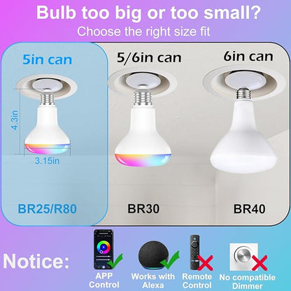 HYDONG Smart RGB Bulb, Smart Bulbs Compatible - Image 4
