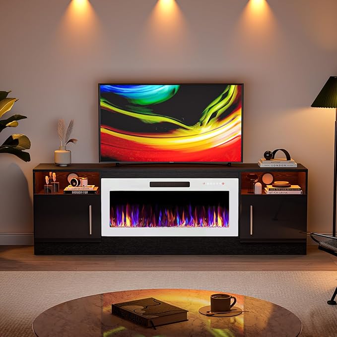 VITESSE TV Stand Fireplace - Image 7