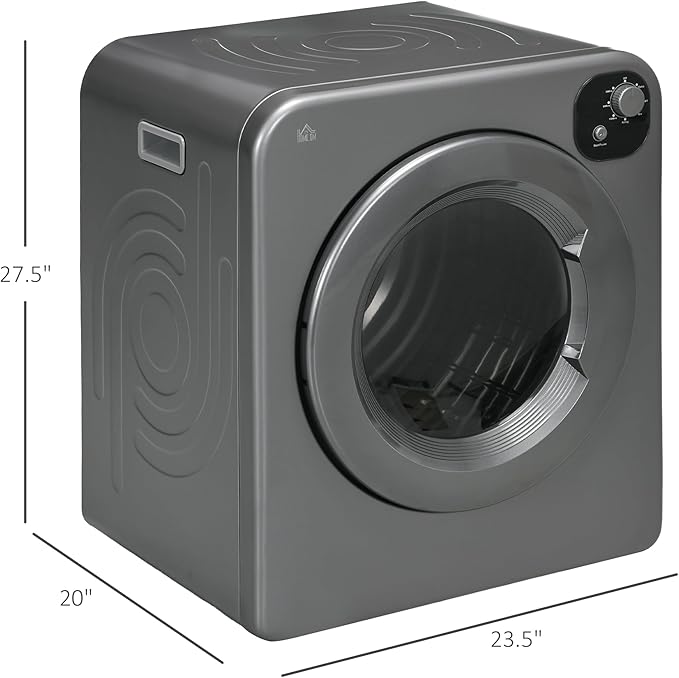 HOMCOM Portable Clothes Dryer, 120V 1300W Compact Laundry Dryer - Image 7