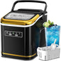 Ice Maker Machine Countertop Portable Compact Small Bullet Ice Maker by Electactic