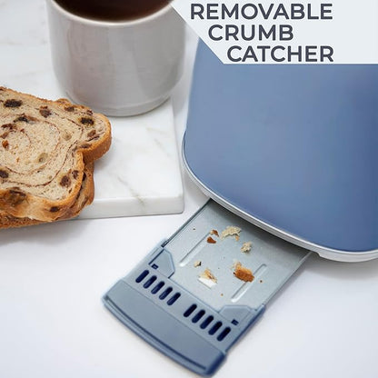 Rae Dunn Retro Rounded Bread Toaster, 2 Slice Stainless Steel Toaster - Image 4
