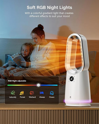 ULTTY Space Heater, Portable Electric Heaters and Cooler Fan Combo - Image 6