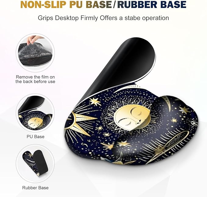 Gaming Mouse Pad, Large Desk Mat, Cute Desk Pad Protector, 4in1 XXL Mousepad + - Image 6