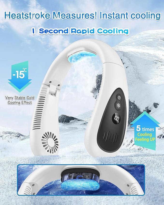 GAITIR Neck Air Conditioner, Portable Neck Fan - Image 3