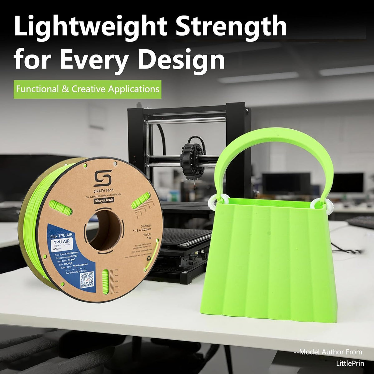 siraya tech flex tpu air - active foaming, package contents